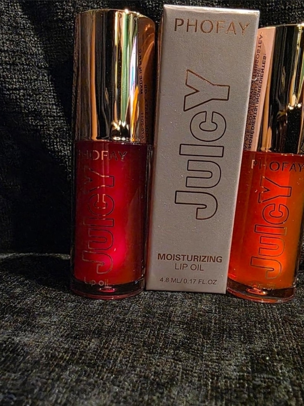 Amazon PHOFAY Juicy Moisturizing Lip Oil - Red